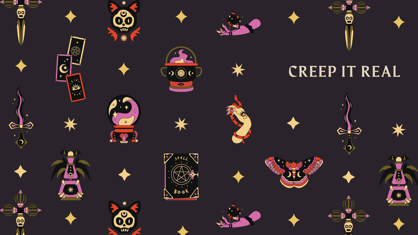 Download Cute Aesthetic Halloween Creep