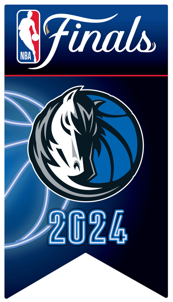 Dallas Mavericks 2024 NBA Finals Banner Pin