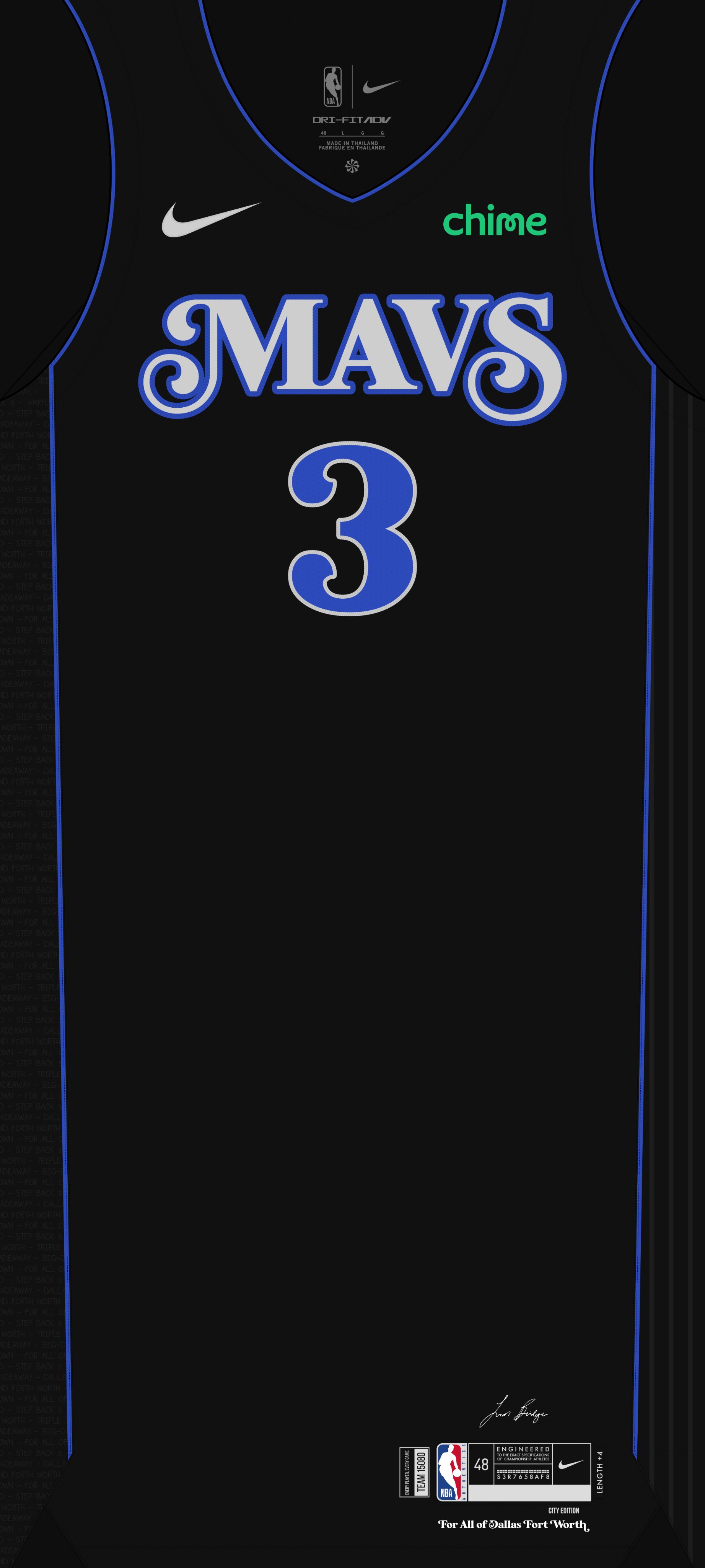 Dallas Mavericks 2023 City Jersey