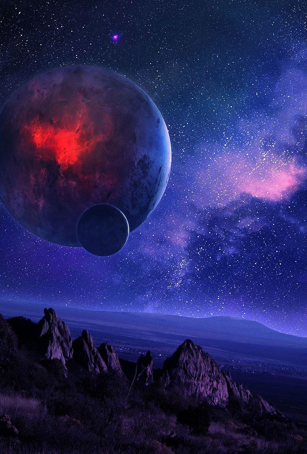 3D Space Phone Wallpaper Free 3D