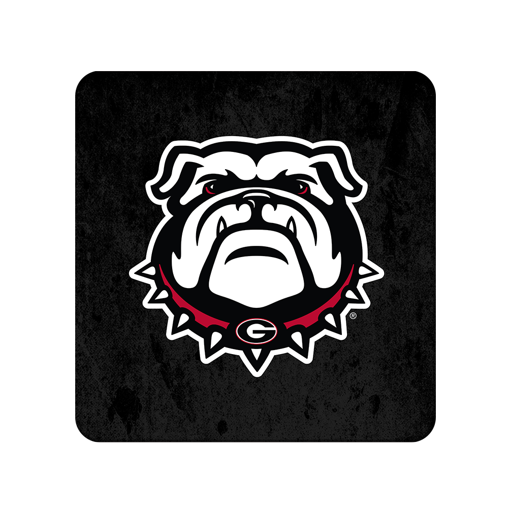 Georgia Bulldogs Bulldog On Black