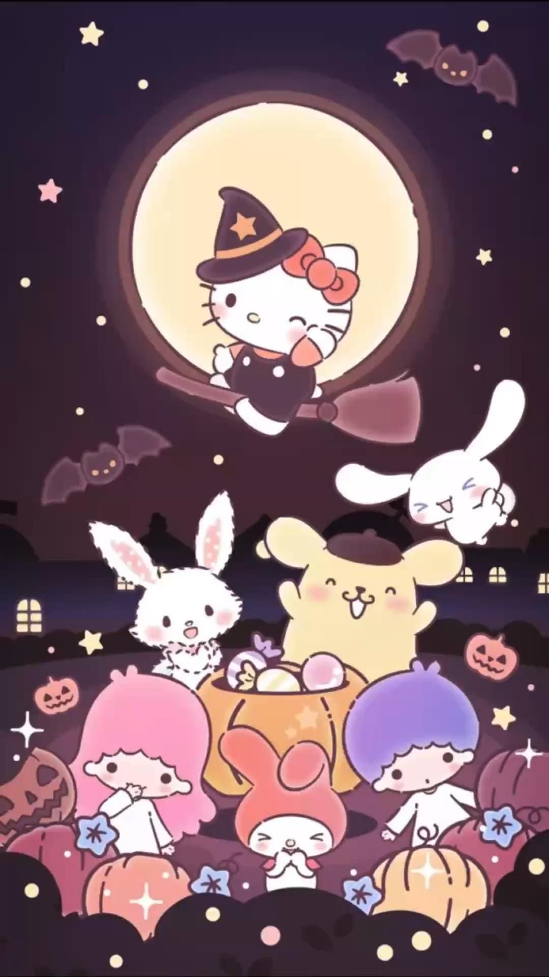 sanrio halloween wallpaper