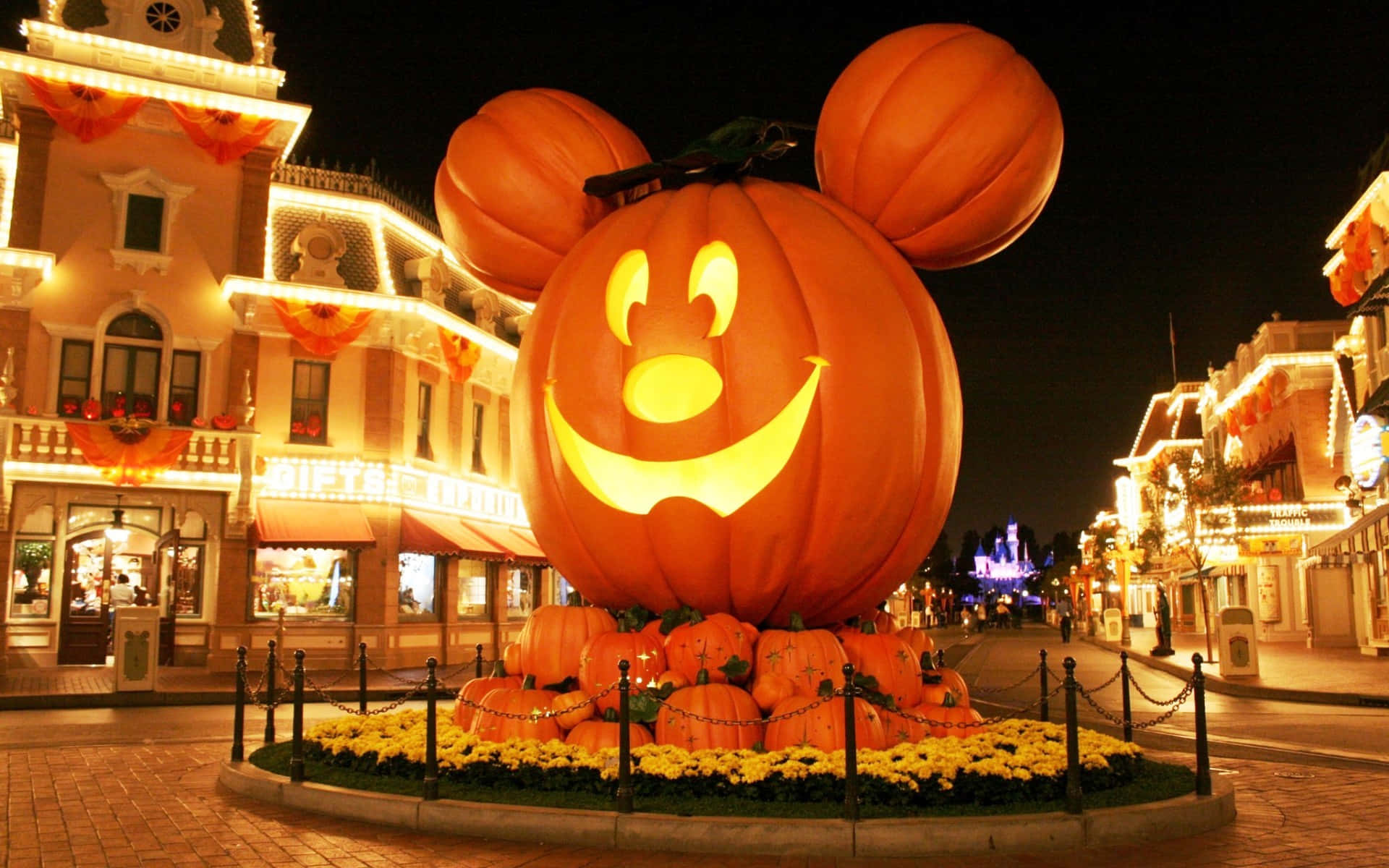 Disney Halloween Background