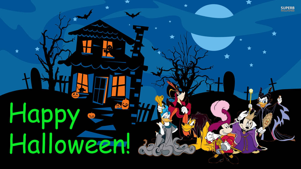 Disney Halloween card