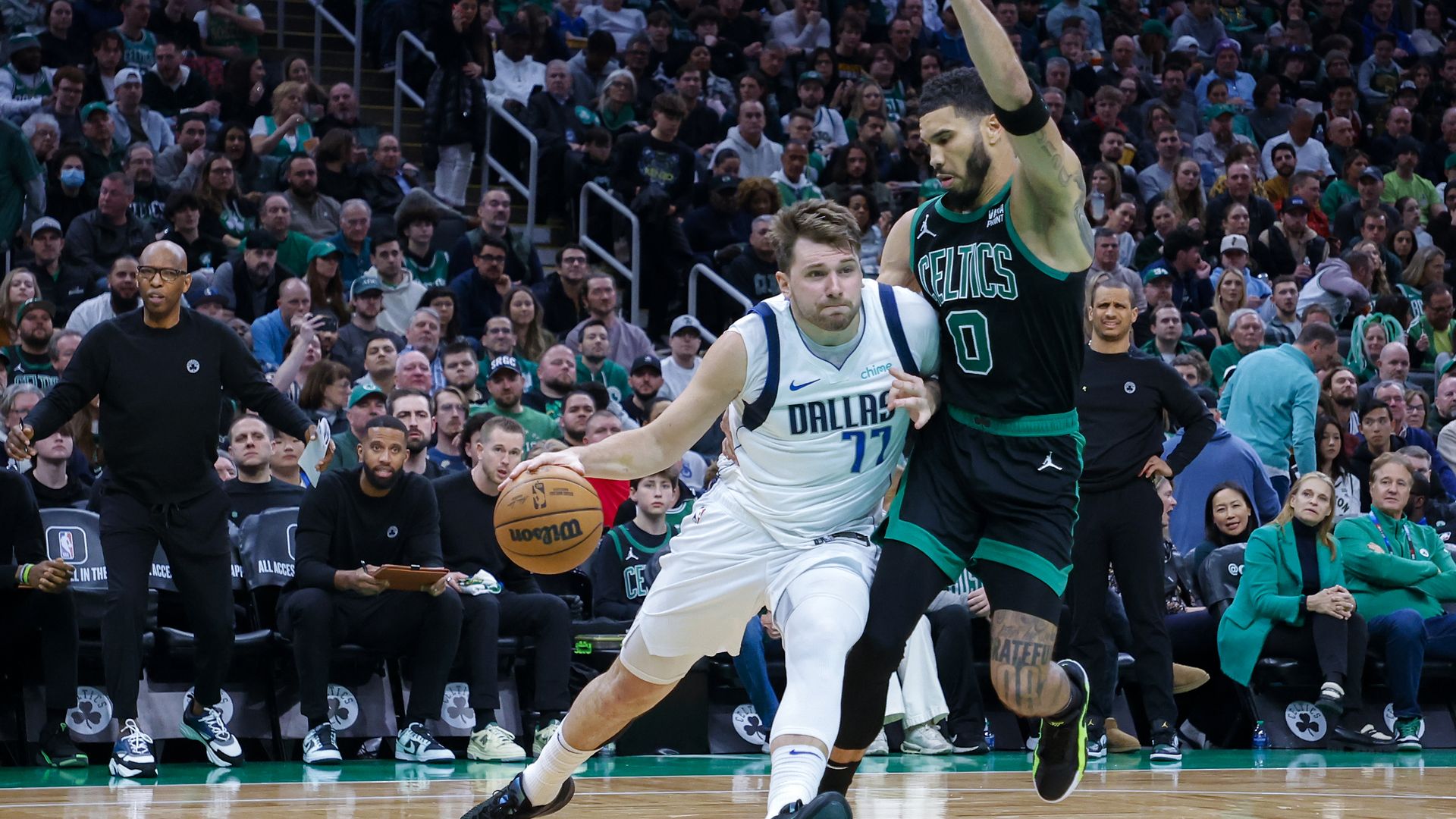 NBA finals 2024: Dallas' Dončić stands