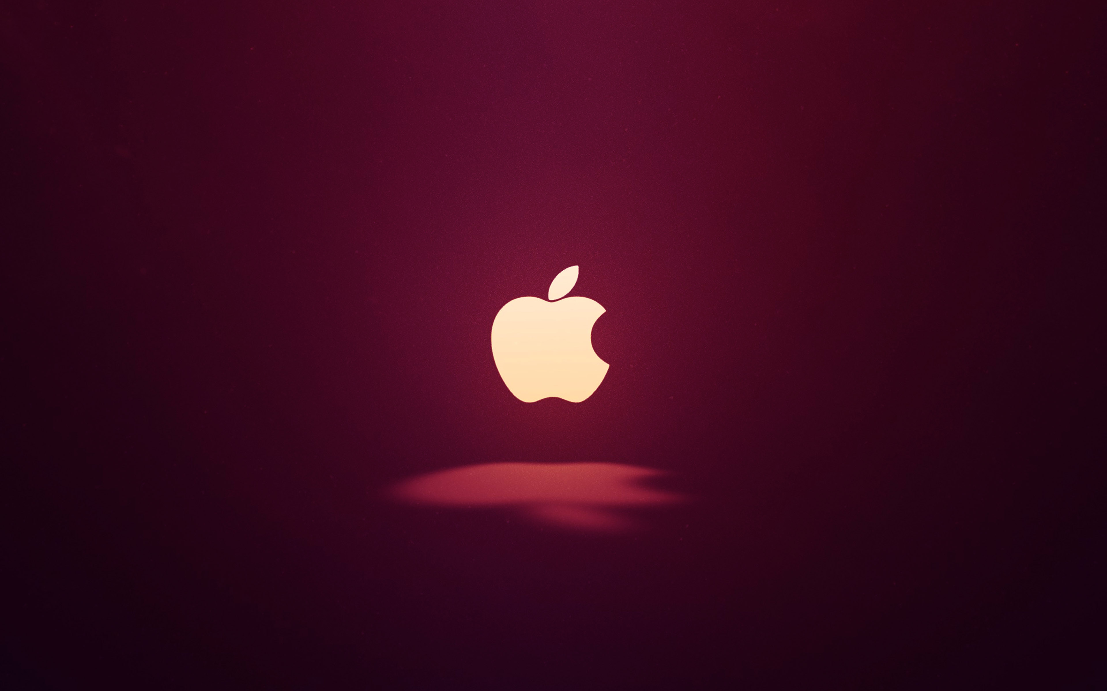Apple Logo Love Mania Wine Red