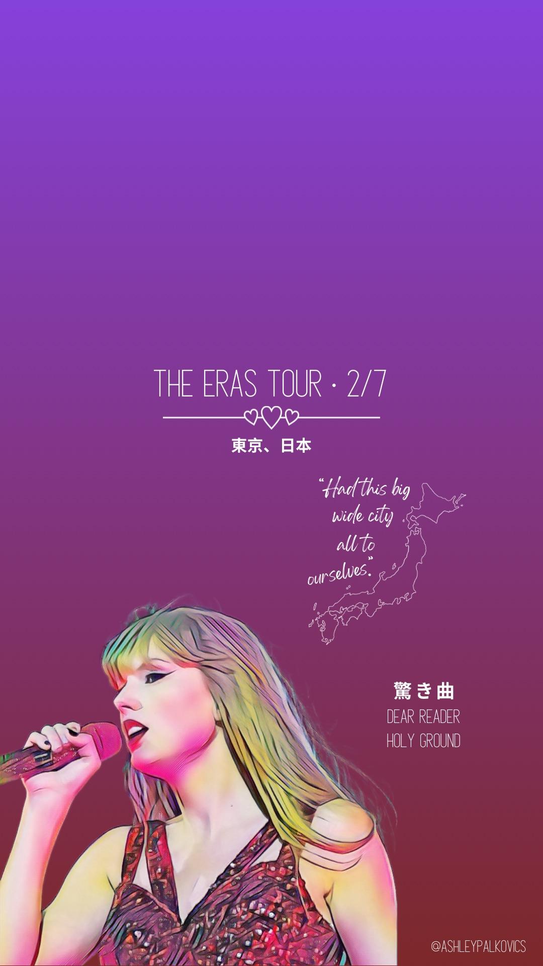 Fanmade Eras Tour Phone Wallpaper