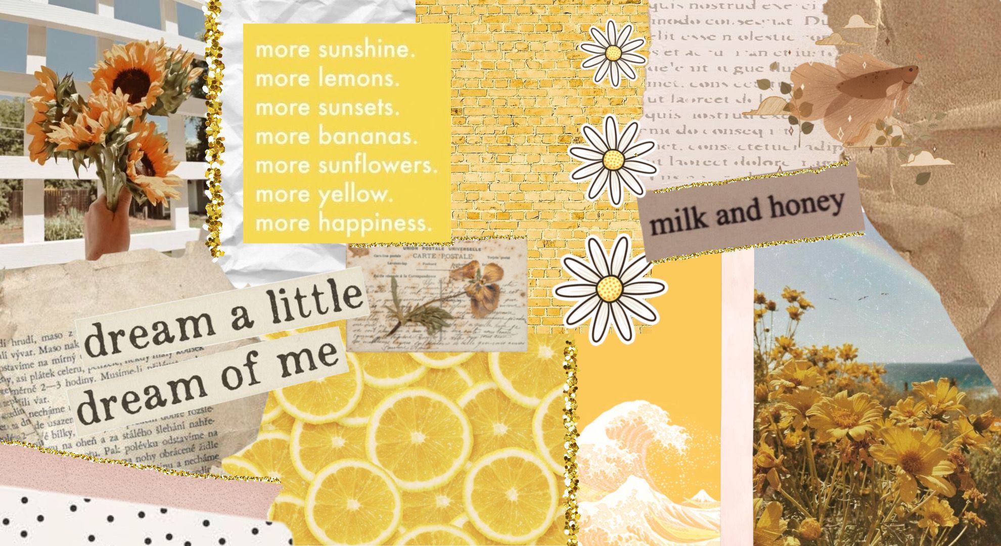 Desktop wallpaper collage