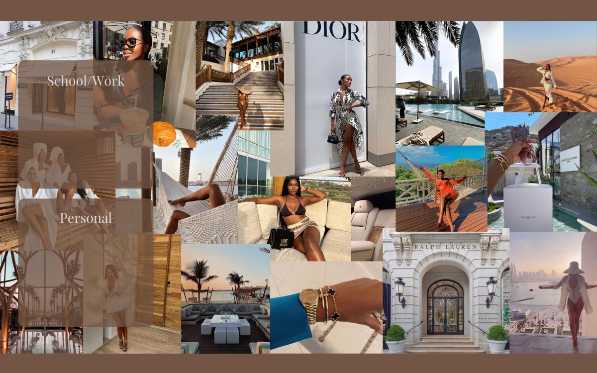 Black Girl Luxury Mood Board