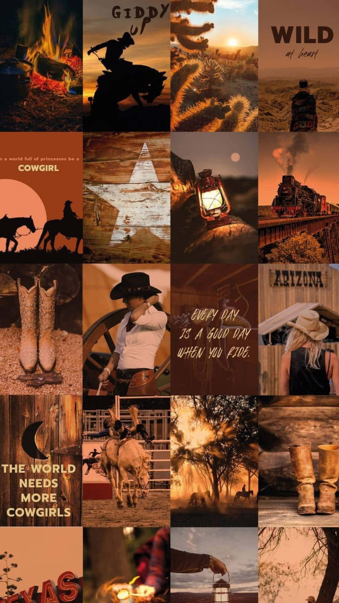 Country Cowgirl Aesthetic Wallpaper