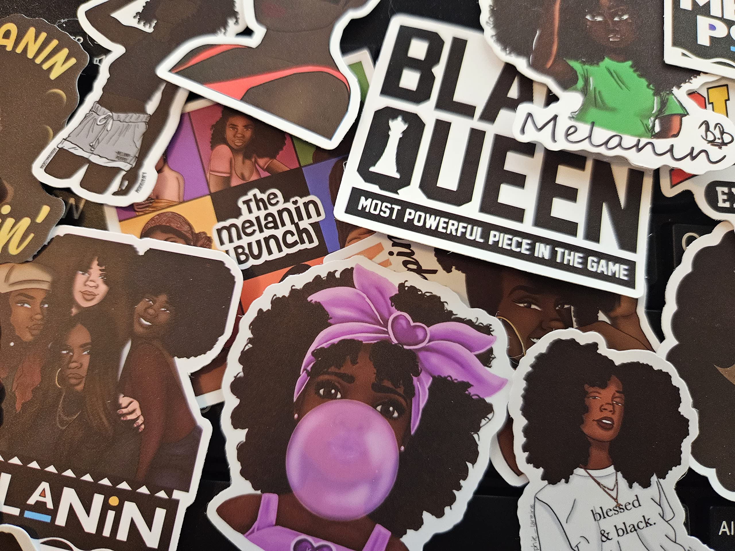 Black Girl Magic Melanin Stickers