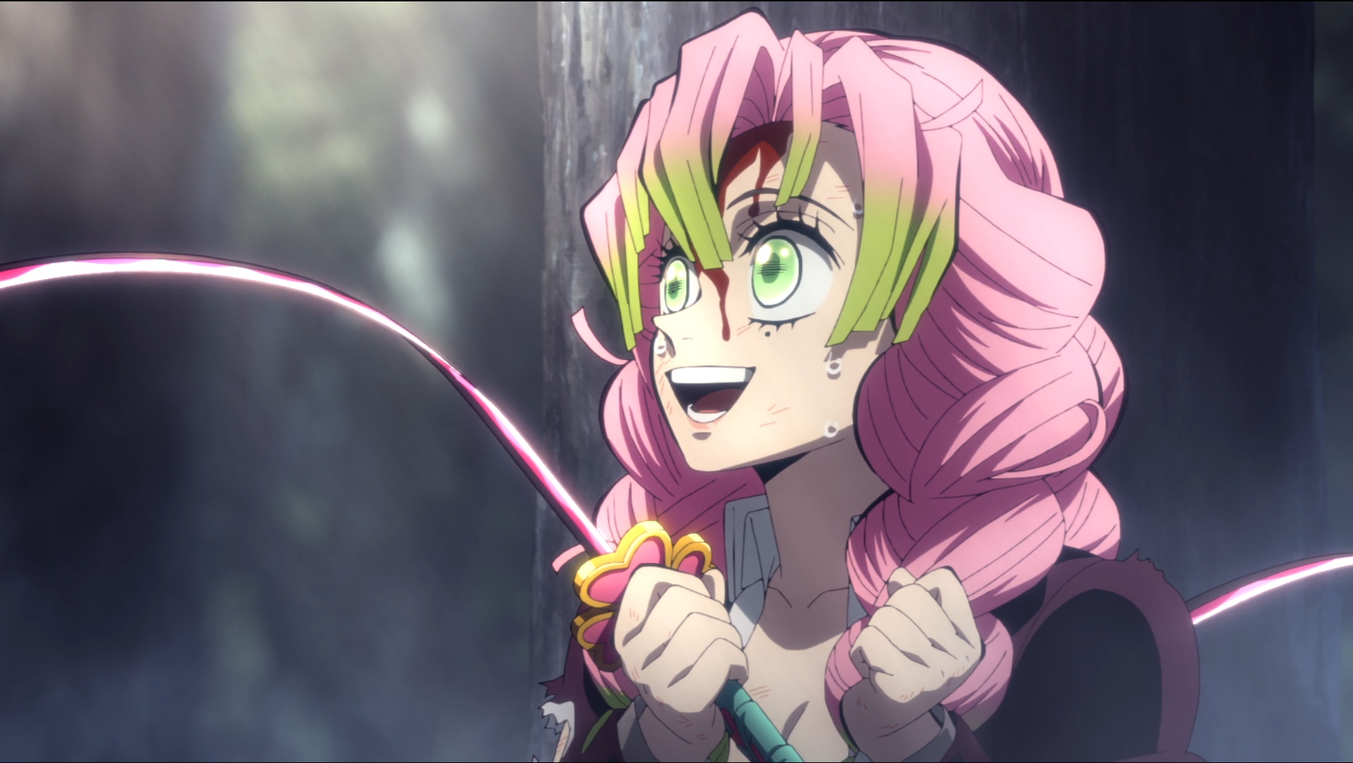 Mitsuri Kanroji HD Wallpaper. Demon Slayer: Kimetsu no Yaiba Anime Art