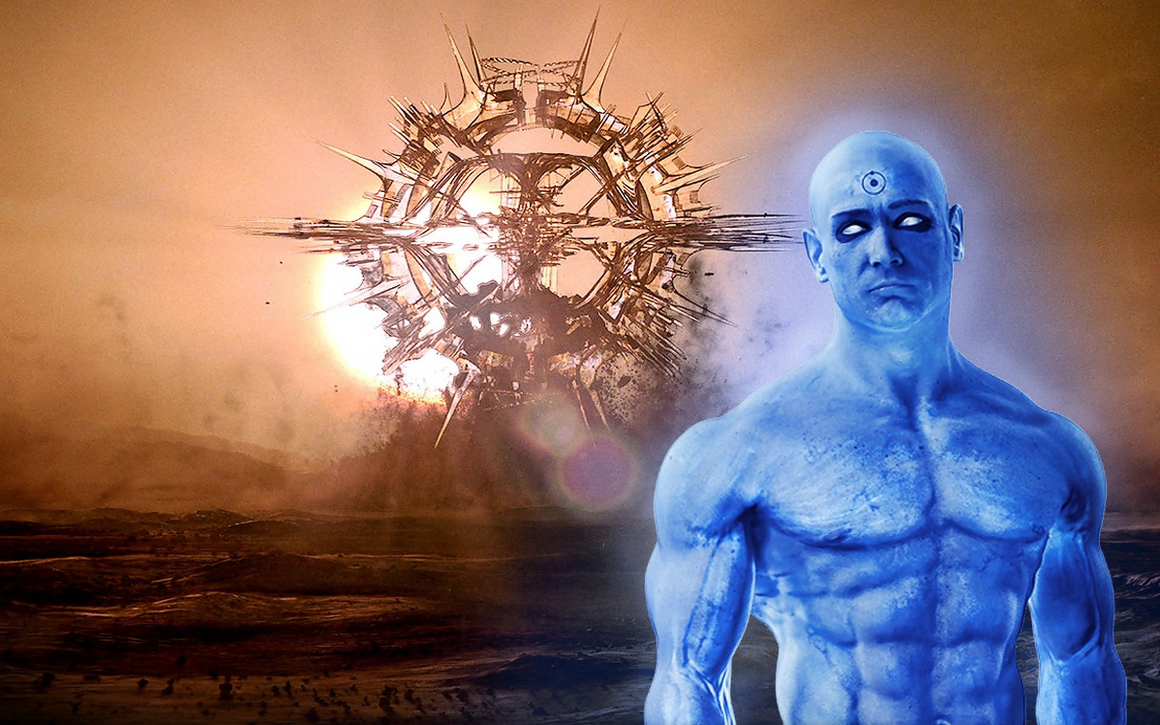 Download Comic Doctor Manhattan Wallpaper