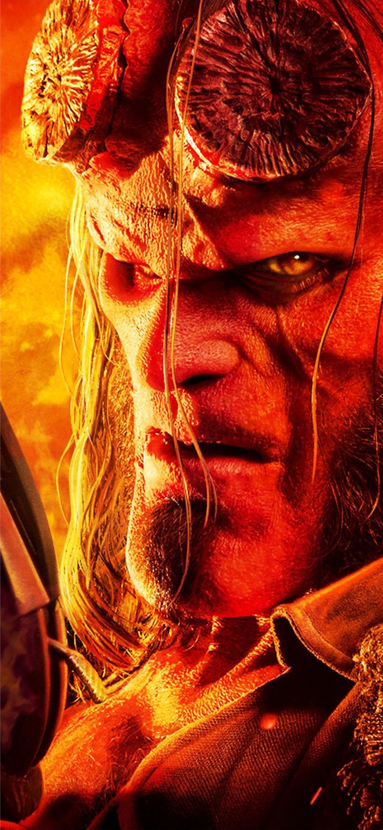 hellboy 4k 2019 new iPhone X Wallpaper