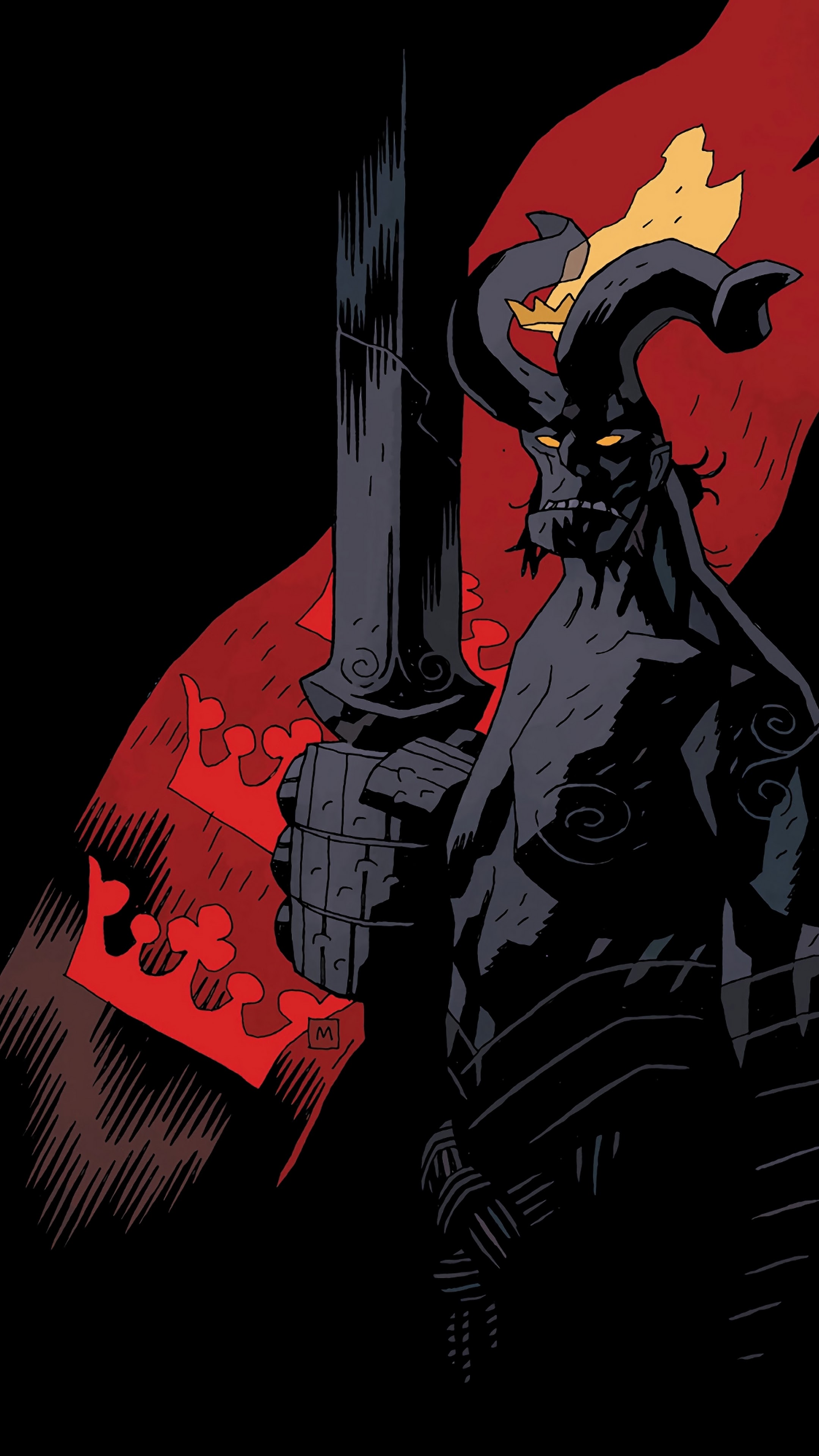 Hellboy Comics 4K Wallpaper