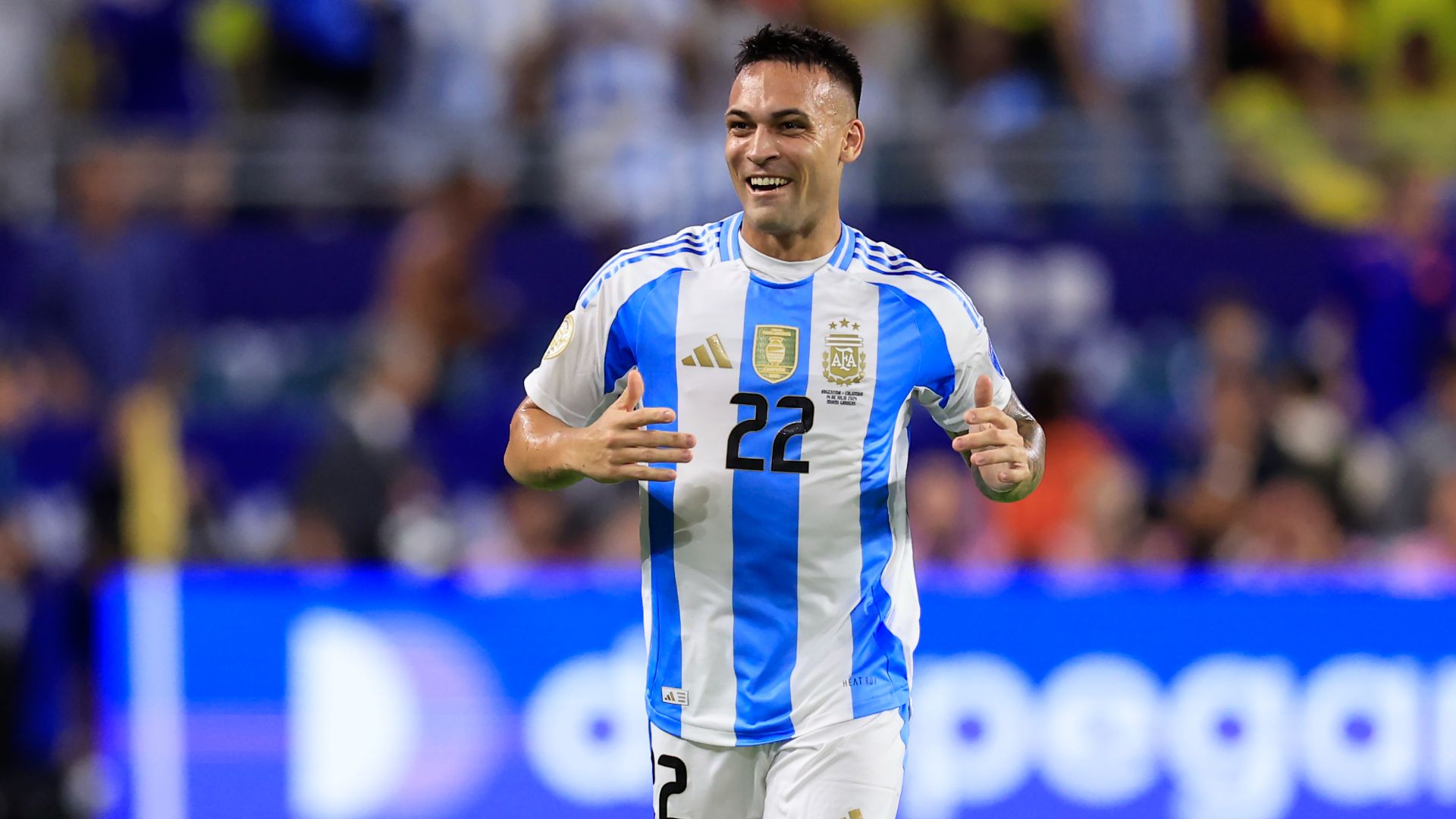 Argentina 1 0 Colombia (aet): Lautaro