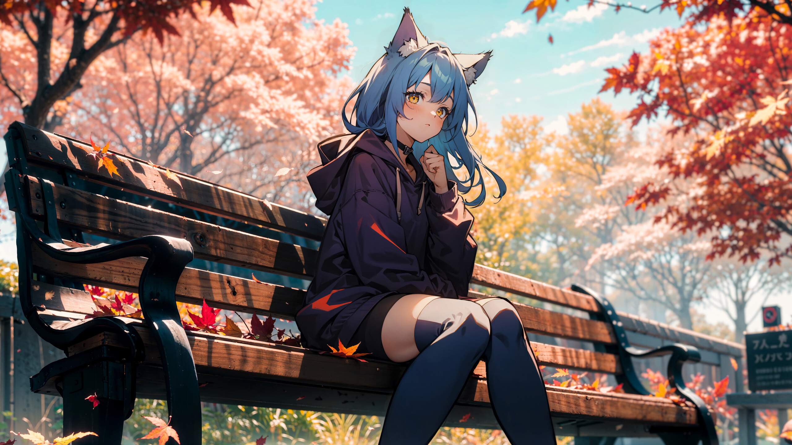 Autumn Trees 4K Wallpaper iPhone