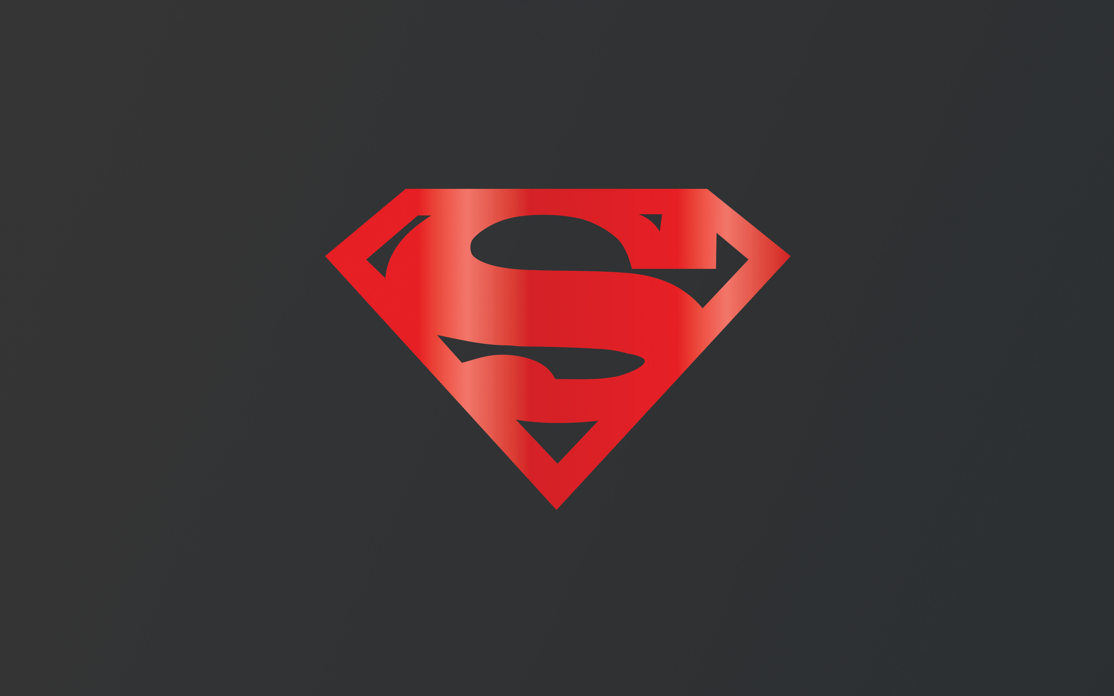 wallpaper 3840x2400 superman, logo