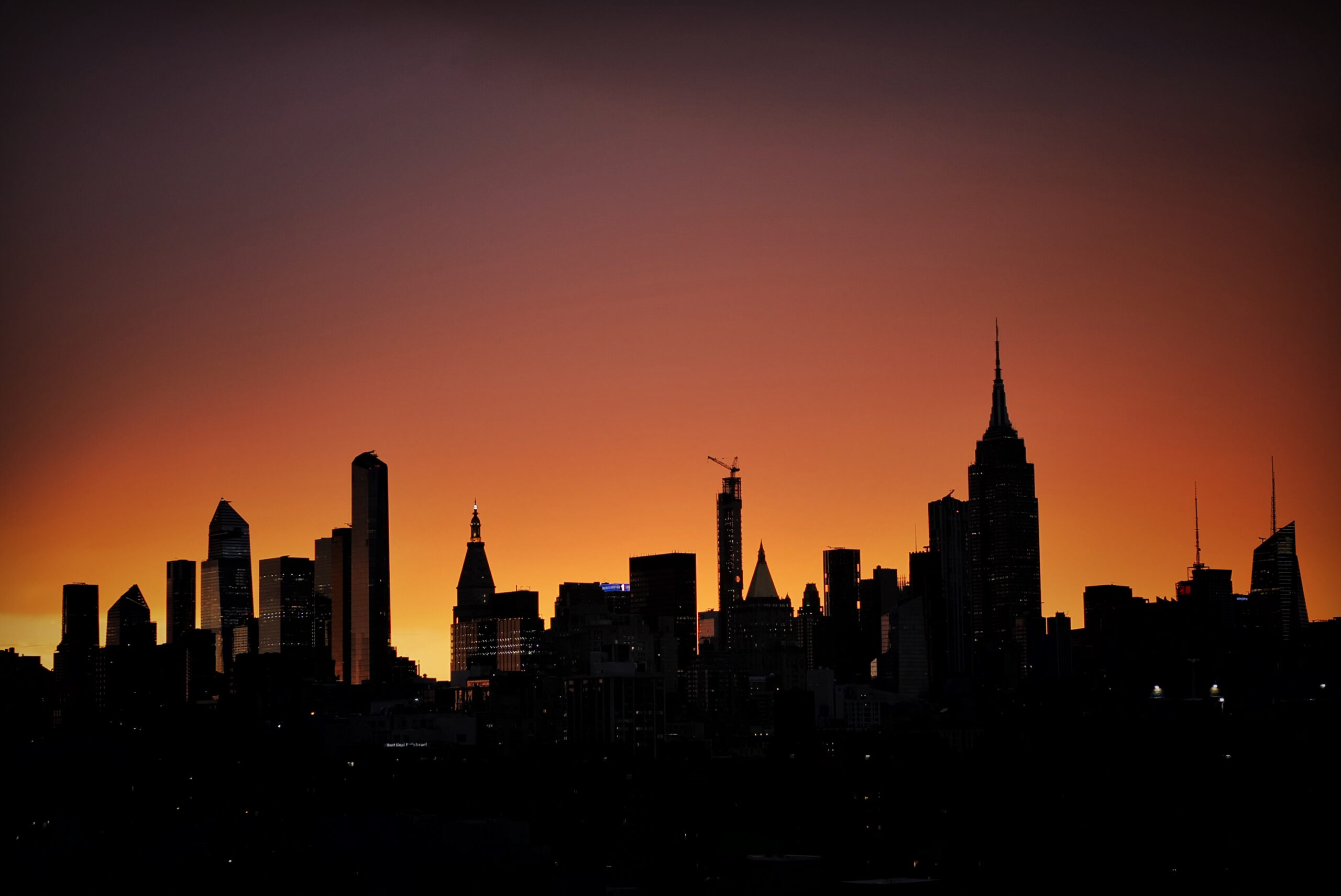 Sunset in NYC on a Beautiful Evening