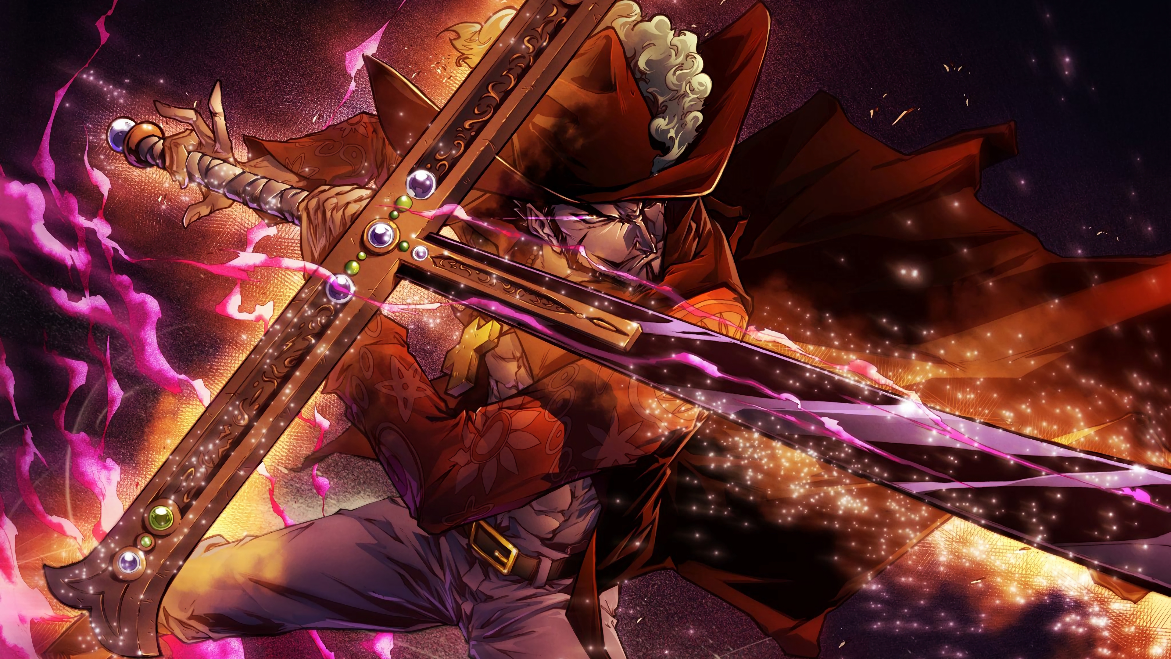 Dracule Mihawk 4K Ultra HD Anime Wallpaper
