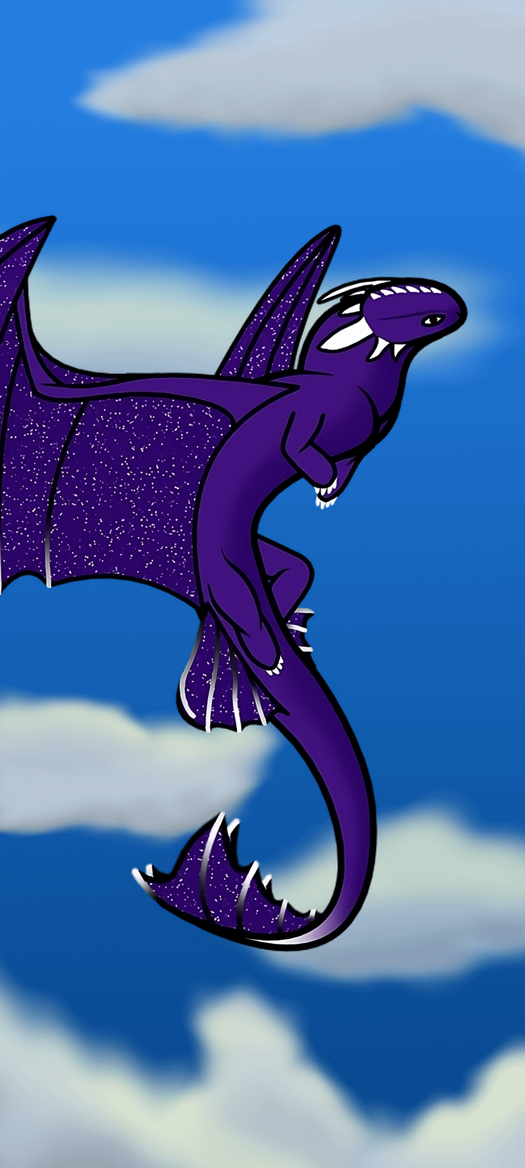 Night Fury OC, drawn