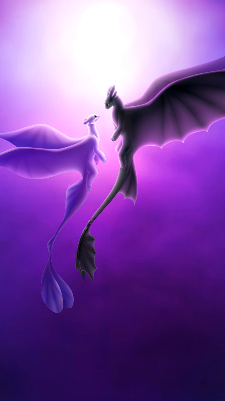 Download White Night Fury wallpaper