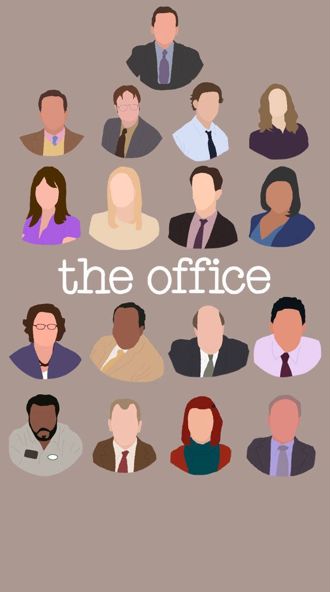 Minimalist The Office iPhone Wallpaper