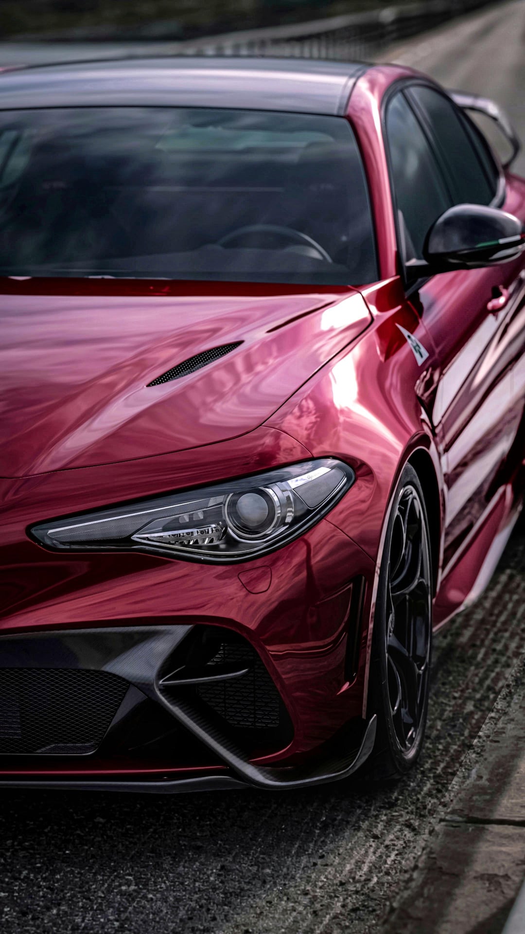 Alfa Romeo Giulia GTAm phone wallpaper