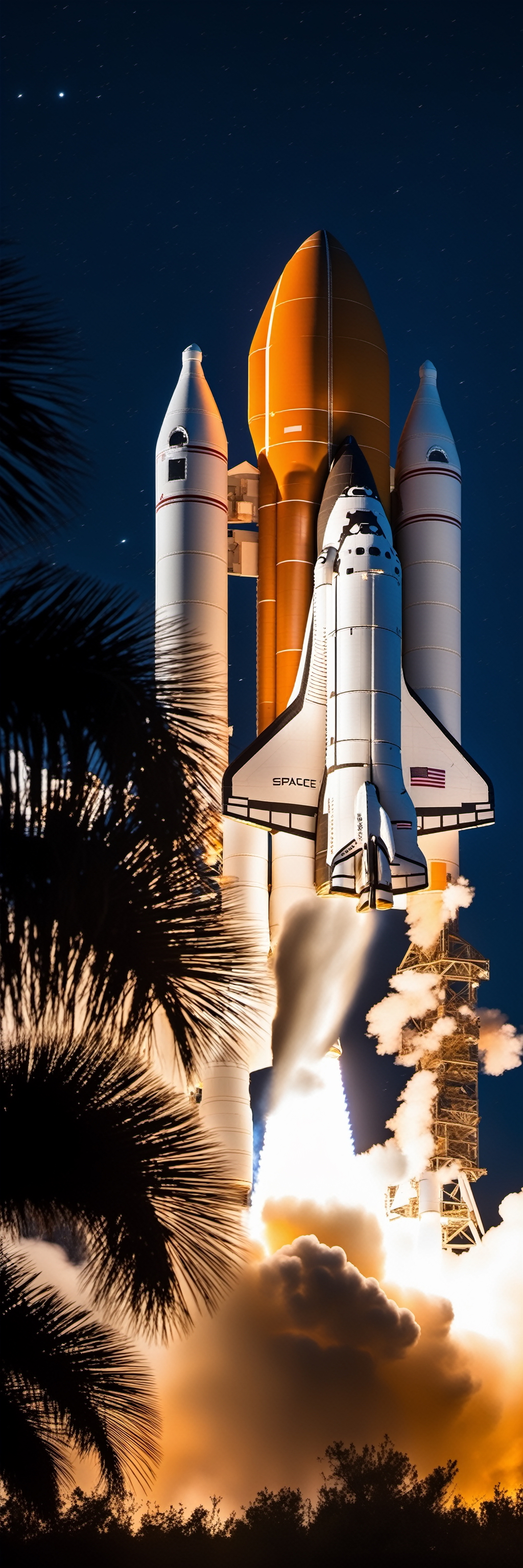 space shuttle is launching F. image