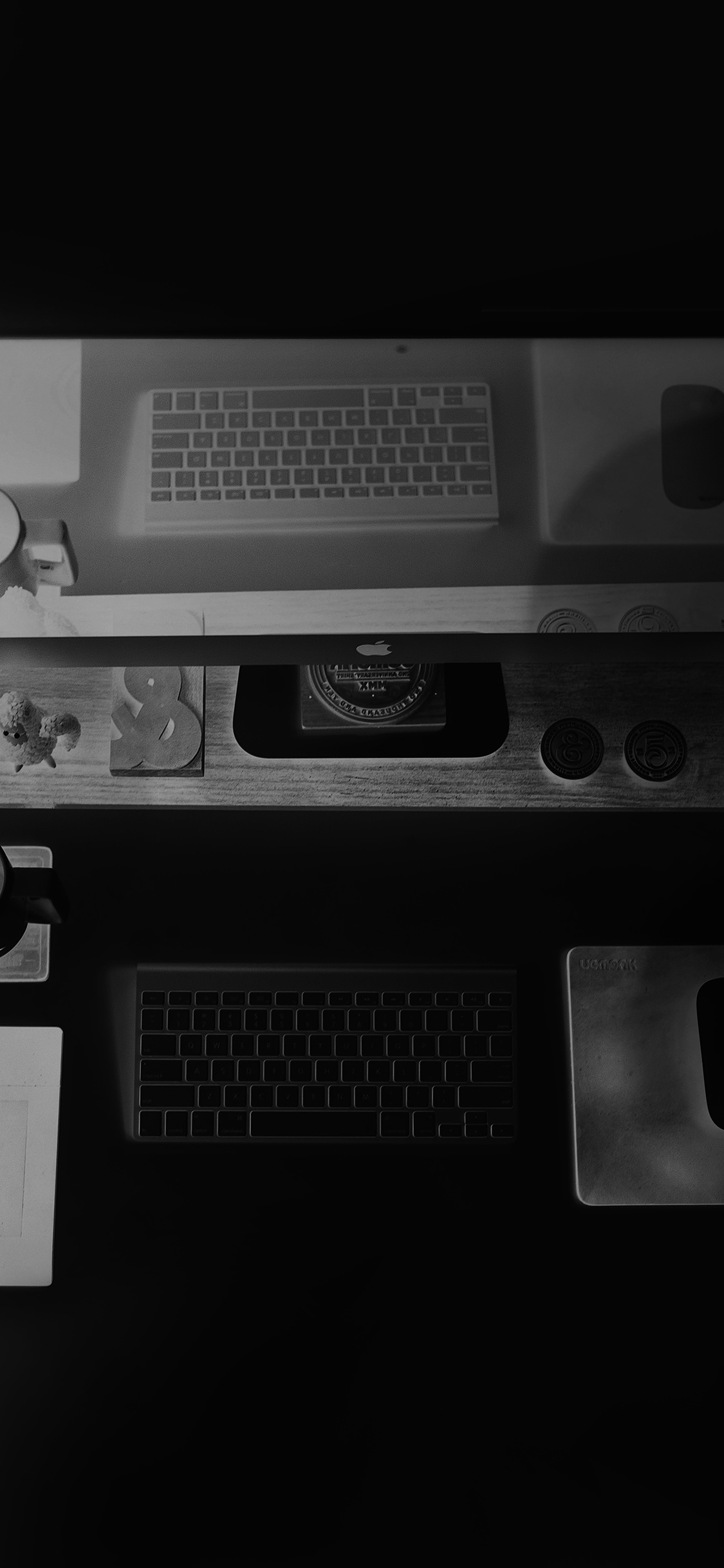 Mac Apple Desk Jeff Sheldon Dark