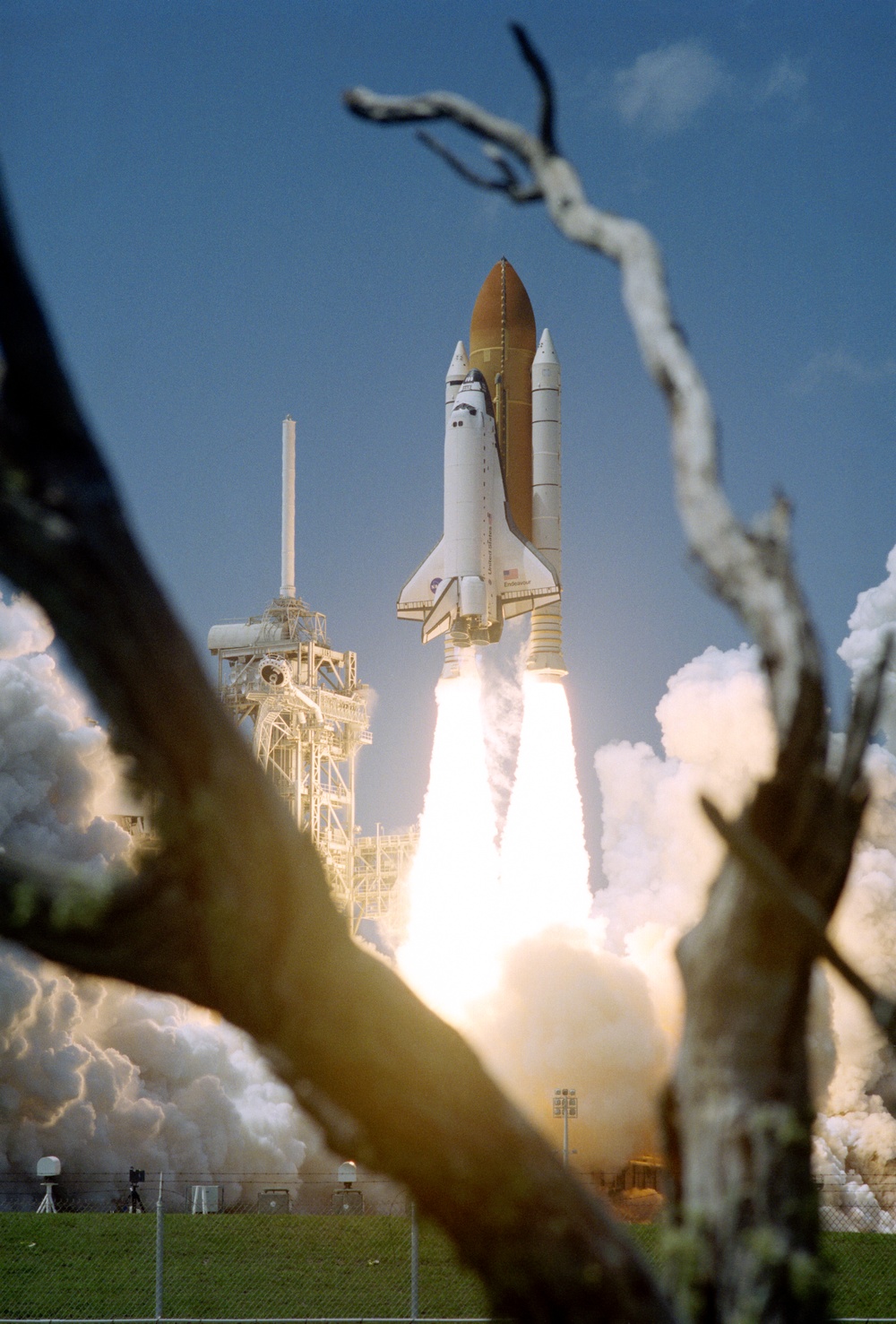 launch of the Space Shuttle Endeavour