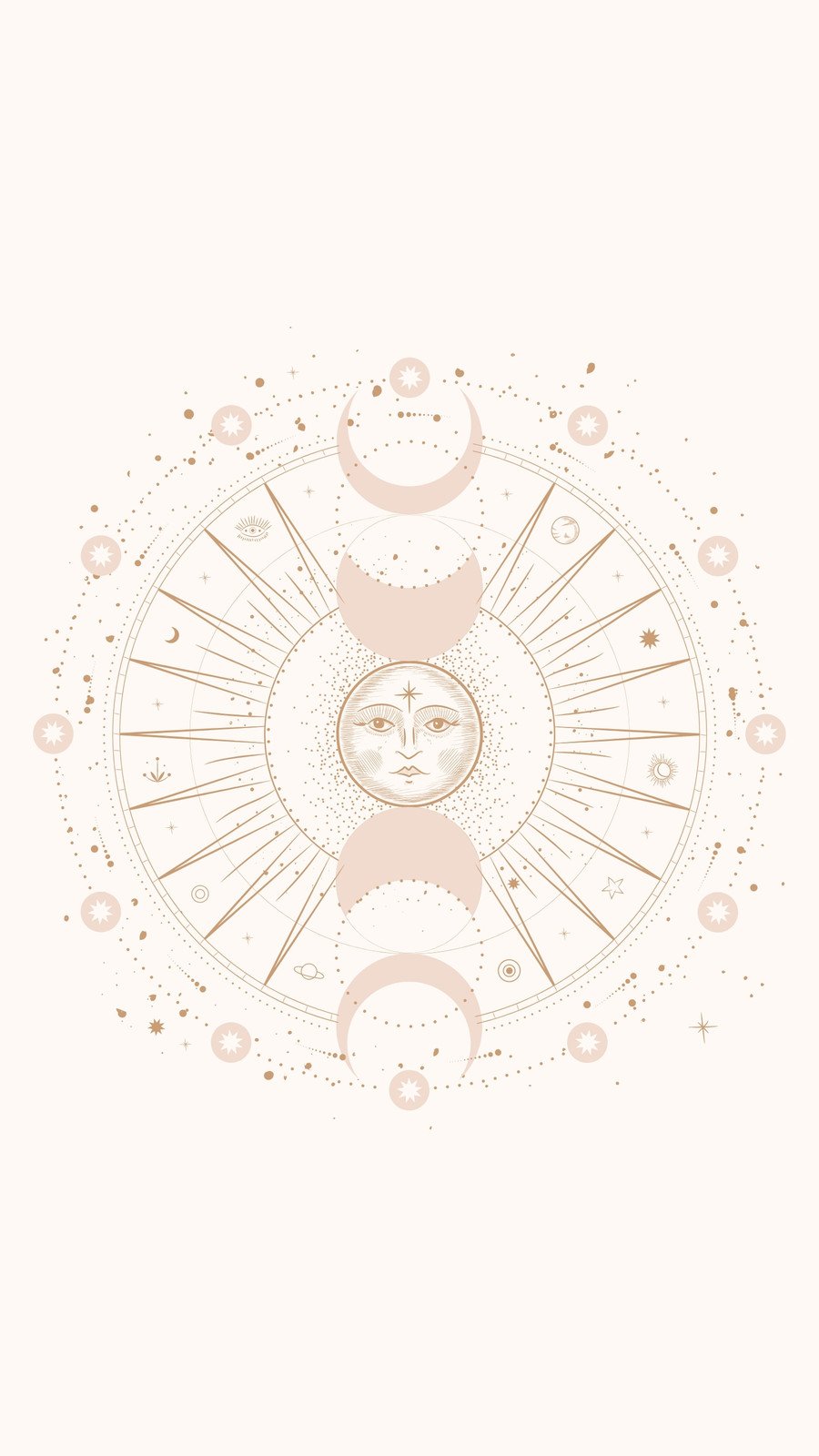 aesthetic moon wallpaper