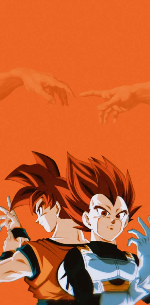 powerful fighters, Goku and Vegeta
