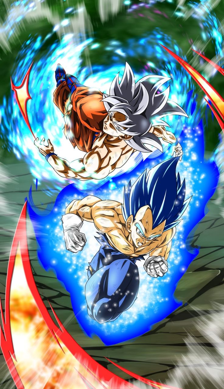 Goku MUI y Vegeta SSBE