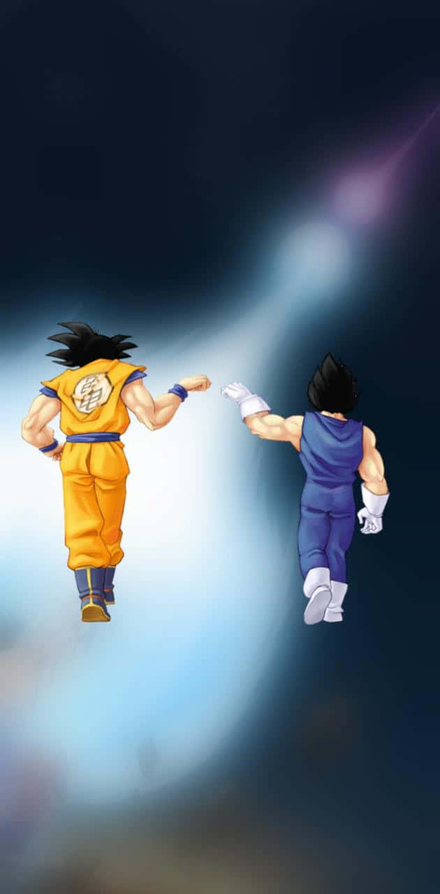 powerful Saiyan duo Wallpaper