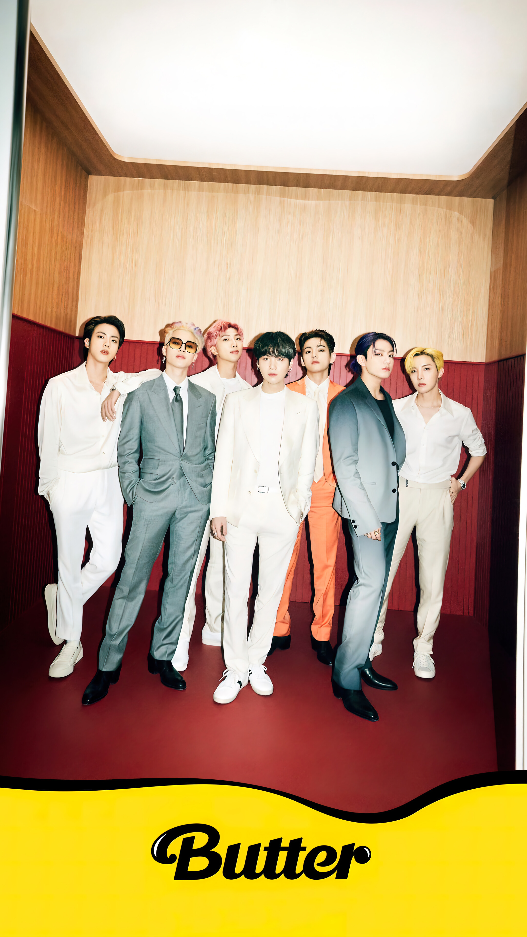 BTS 방탄소년단 Butter Group 4K Phone