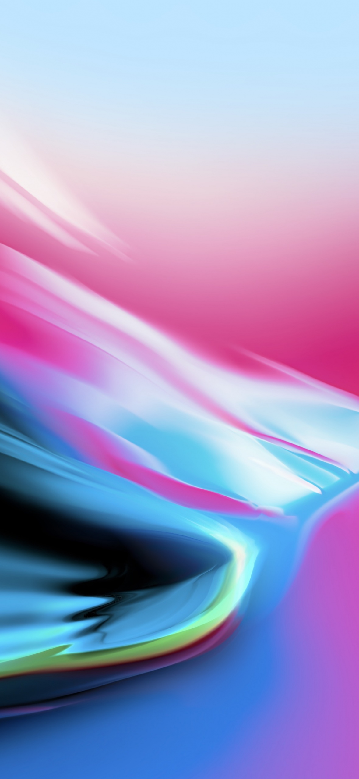 iOS 11 Wallpaper 4K, Aura Silver