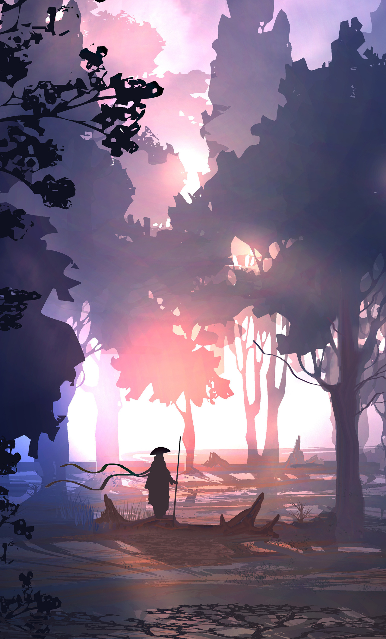 Art Landscape 5k iPhone