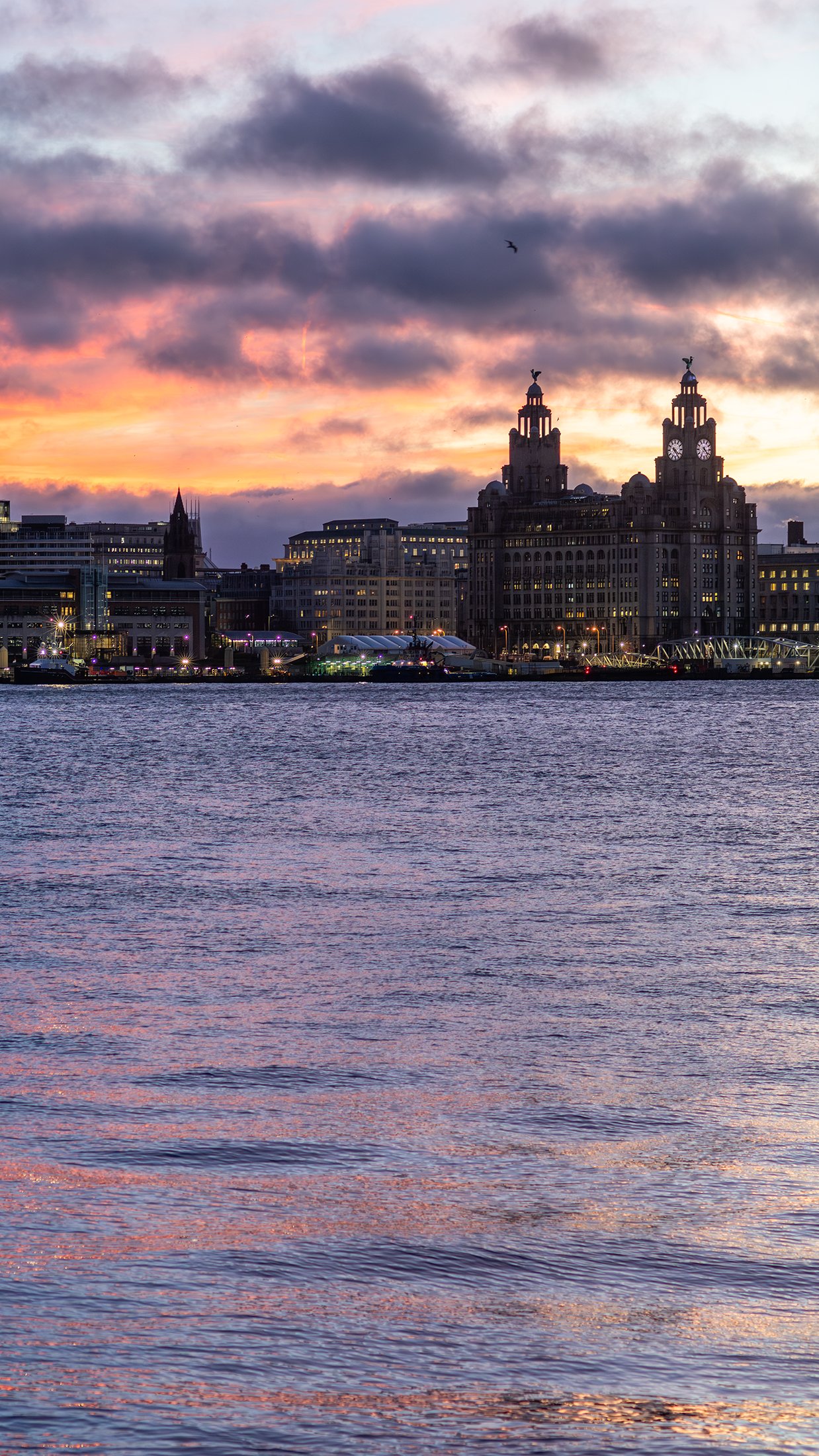 Good morning. Lovely #Liverpool at dawn