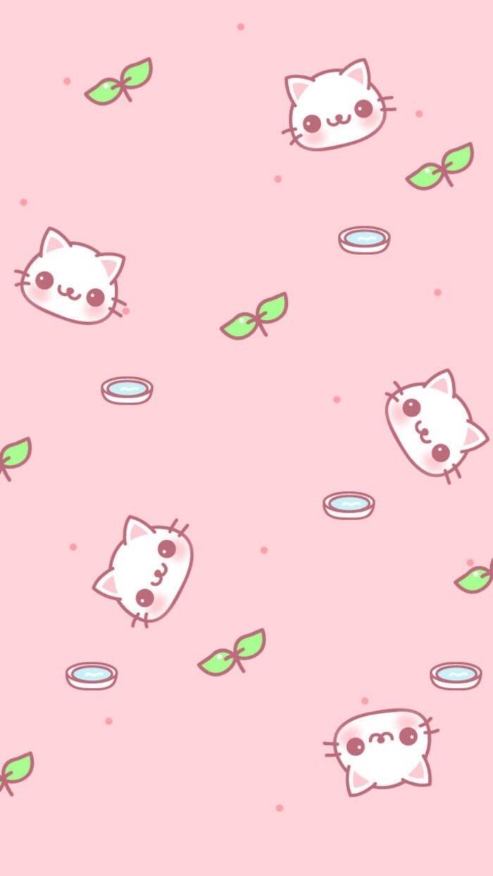 Awesome Kawaii Cat Phone Wallpaper