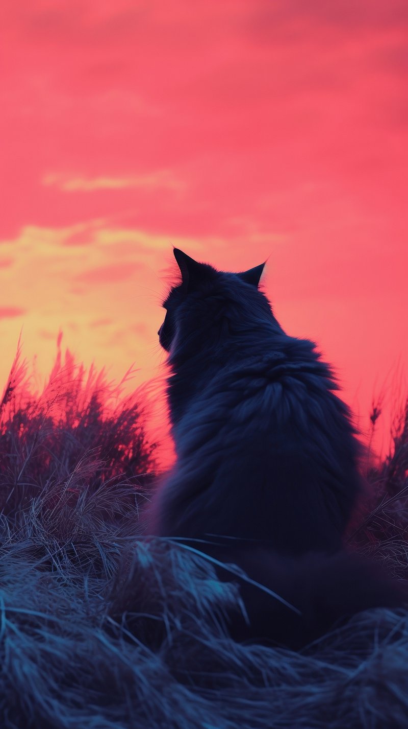 iPhone Wallpaper Cat Image. Free