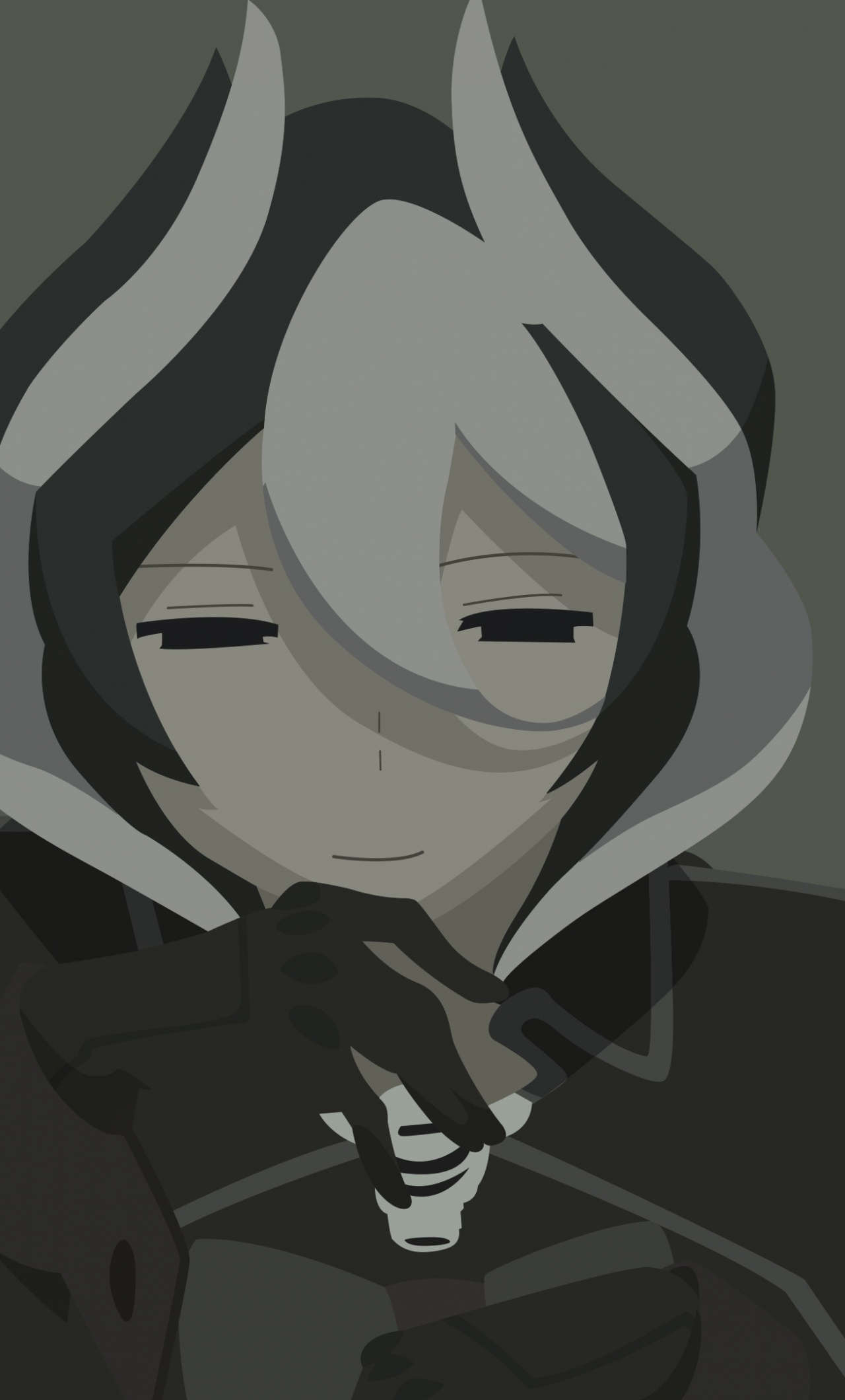 wallpaper 1280x2120 curious, ozen