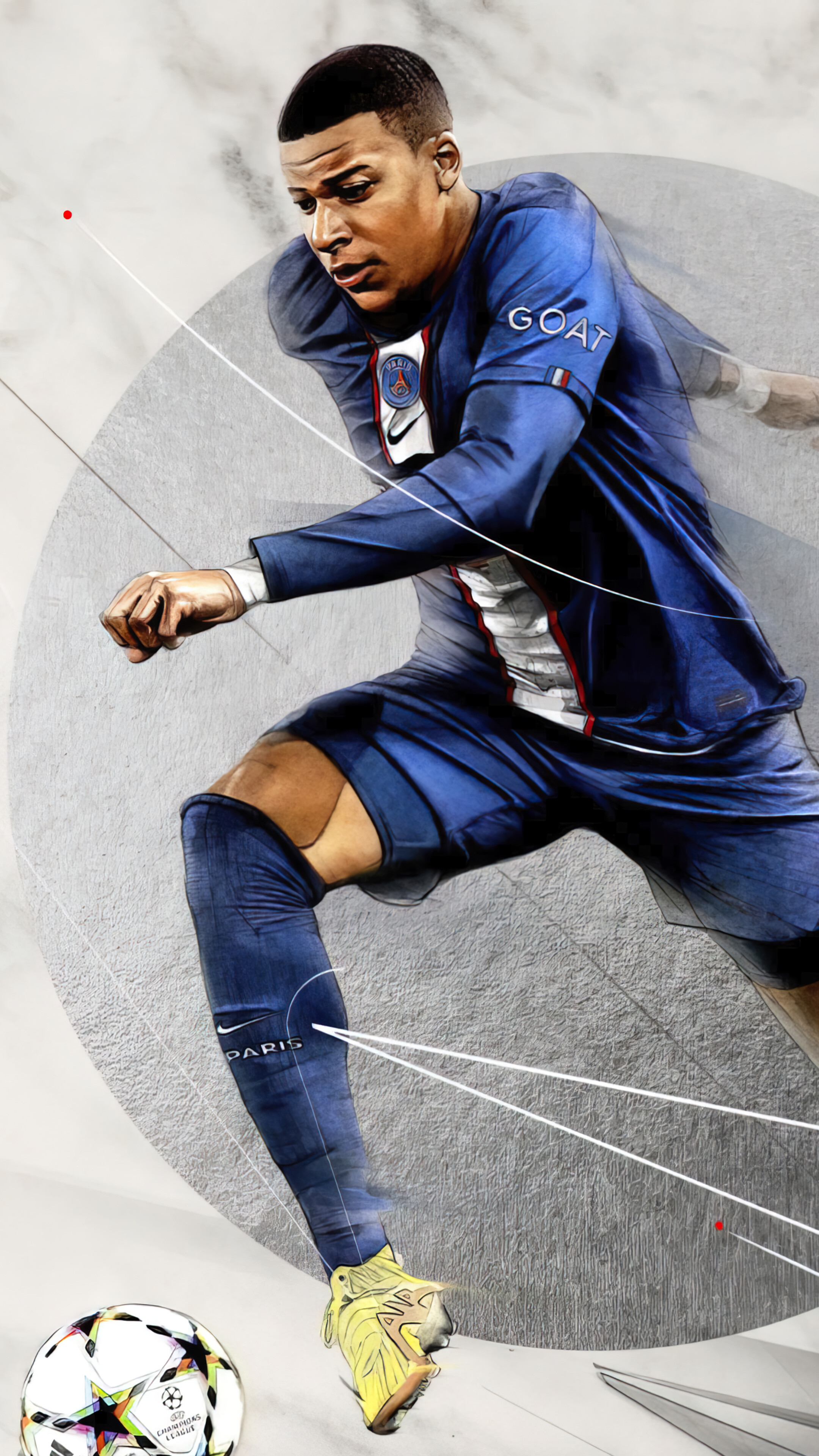 FIFA 23 Kylian Mbappe 4K Wallpaper