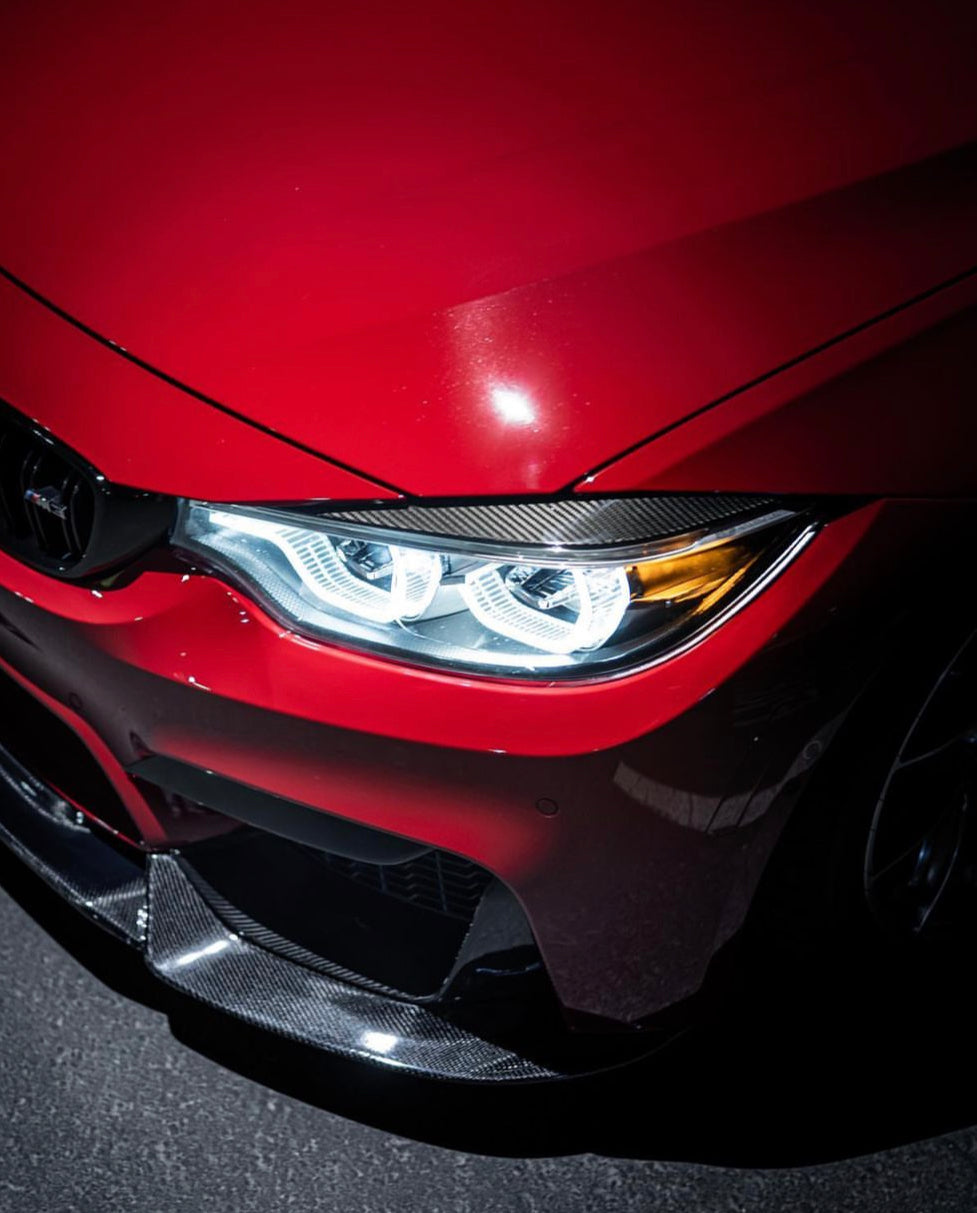 Carbon Fiber Eyelid Headlight Covers