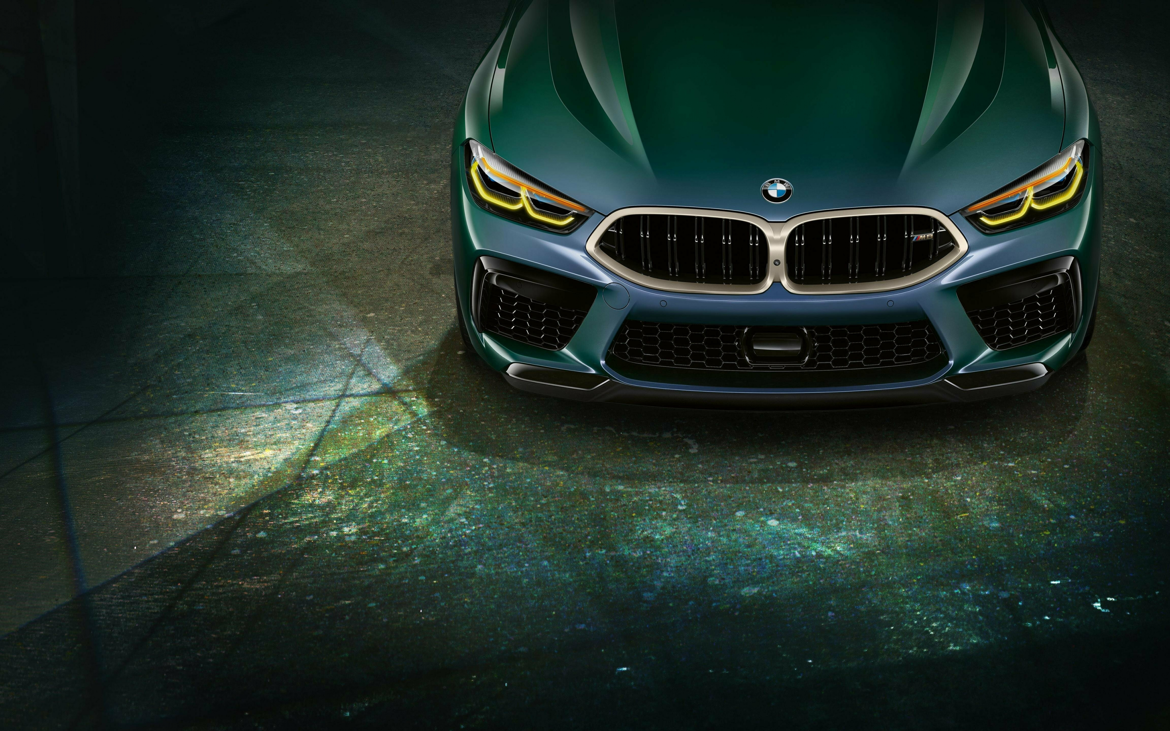 wallpaper 3840x2400 bmw m8, green