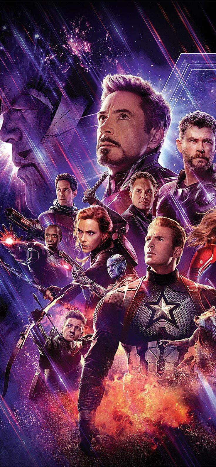 avengers end game 4k banner iPhone X