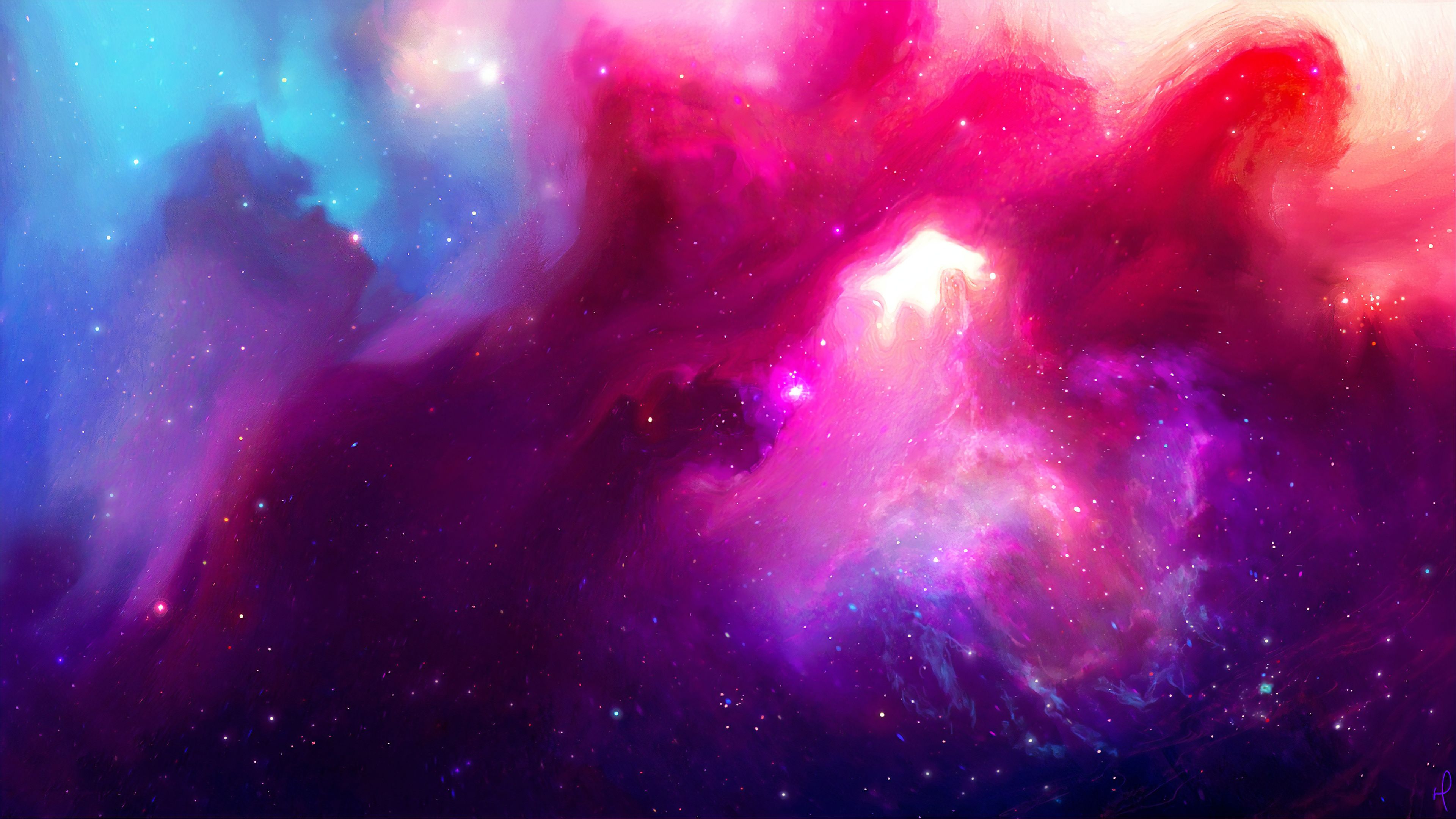 Nebula Cosmos 4k Wallpaper, HD Artist