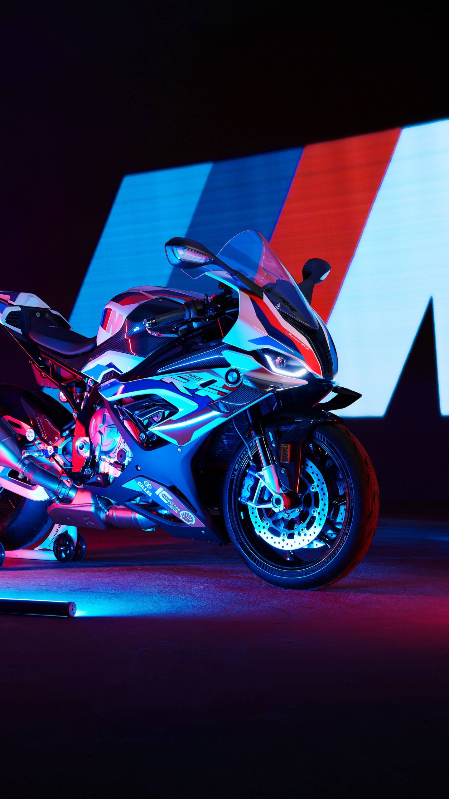 BMW M 1000 RR Wallpaper 4K, Neon, Race
