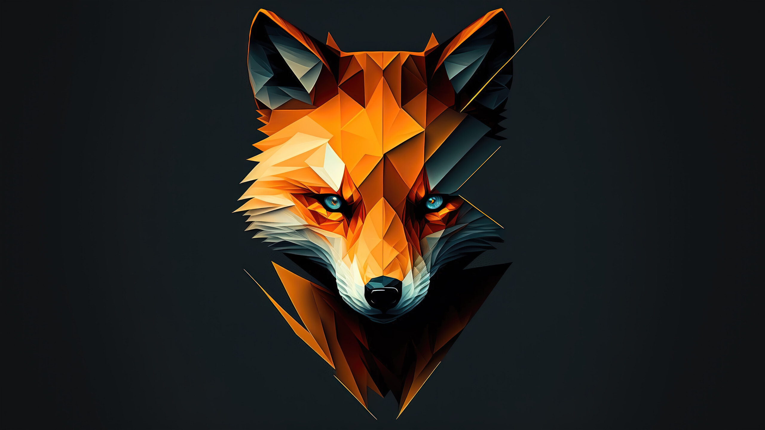 Fox Digital Art Wallpaper 4K HD PC i