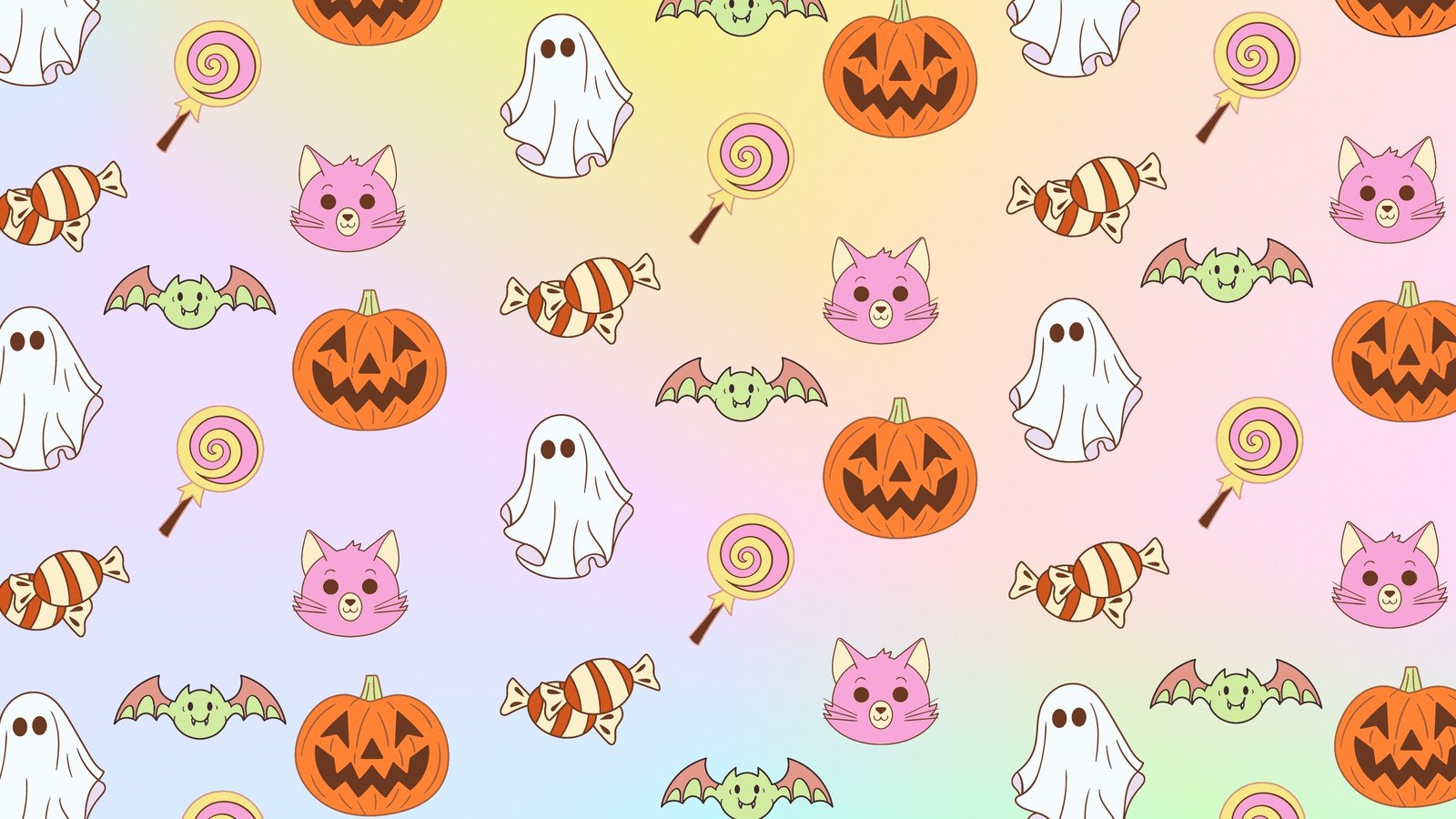 Cute Laptop Halloween Wallpapers Wallpaper Cave